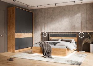 Модульная спальня Роджина (Миф) Графит